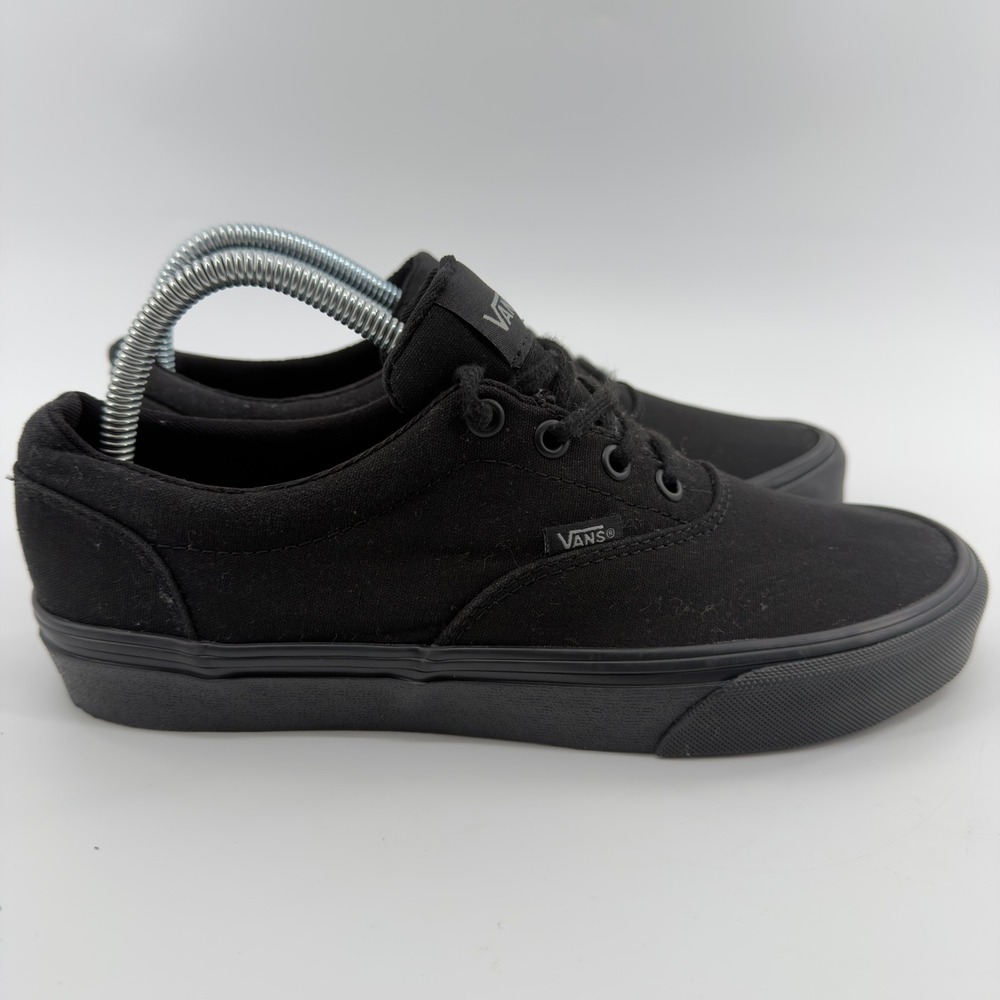 Vans Atwood Low Triple Black‎ Canvas Skate Shoes Womens 9 Low Top Sneaker